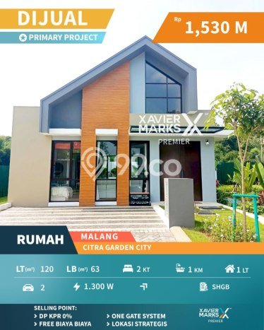 Rumah Modern Minimalis 2 Kamar Siap Huni di Kedungkandang Rumah Modern Minimalis 2 Kamar Siap Huni di Kedungkandang