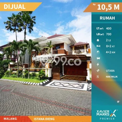 For Sale! Premium House LT 400m2 Desain Elegan di Dieng For Sale! Premium House LT 400m2 Desain Elegan di Dieng