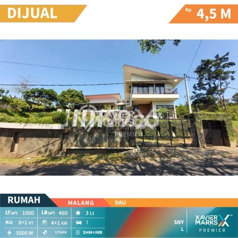 PRIME LOCATION! Rumah Berkembang di Dau, LT 1000m2m² Bangunan 460m2m² PRIME LOCATION! Rumah Berkembang di Dau, LT 1000m2m² Bangunan 460m2m²
