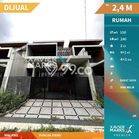 Dijual Cepat Rumah Favorit Siap Huni LB 240m2 di Dieng, Malang Dijual Cepat Rumah Favorit Siap Huni LB 240m2 di Dieng, Malang
