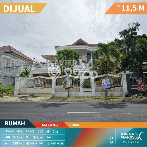 Jual Rumah Luas Elegan Dengan View Cantik di Tidar, Malang Jual Rumah Luas Elegan Dengan View Cantik di Tidar, Malang