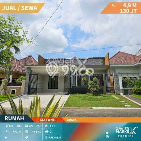 Dijual Rumah Mewah Elegan Dengan View Cantik di Araya, Malang Dijual Rumah Mewah Elegan Dengan View Cantik di Araya, Malang