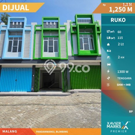 Ruko Dijual Lokasi Emas di Blimbing Luas 115m2 Ruko Dijual Lokasi Emas di Blimbing Luas 115m2