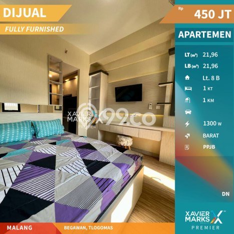 Hunian Apartemen Ekonomis 1 KT 1 KM di Lowokwaru, Malang, Jawa Timur Hunian Apartemen Ekonomis 1 KT 1 KM di Lowokwaru, Malang, Jawa Timur