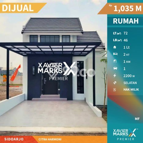 Rumah Modern Minimalis 2 Kamar Bisa Langsung Pindah di Sidoarjo Rumah Modern Minimalis 2 Kamar Bisa Langsung Pindah di Sidoarjo