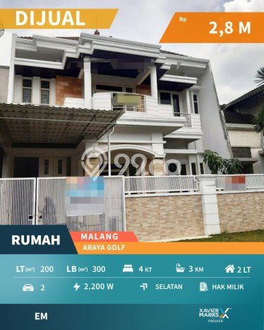 Hunian Elit LB 300m2 Siap Pakai Desain Elegan di Araya, Malang Hunian Elit LB 300m2 Siap Pakai Desain Elegan di Araya, Malang