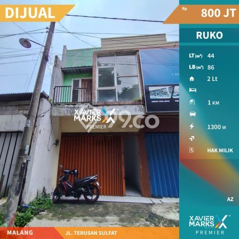 Ruko Dijual di Blimbing Malang dengan LB 86m2 Ruko Dijual di Blimbing Malang dengan LB 86m2