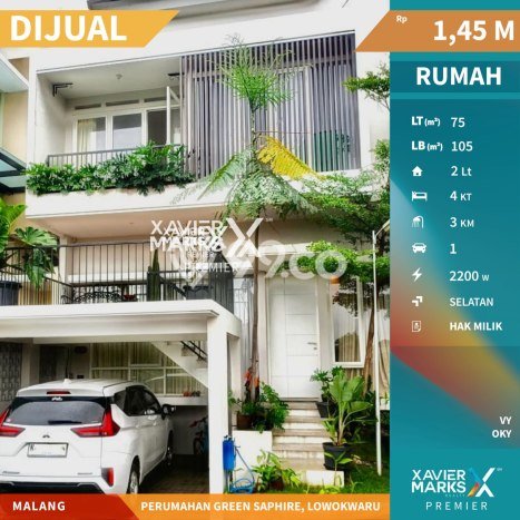 Rumah Modern Cantik 4 KT Siap Huni di Lowokwaru Rumah Modern Cantik 4 KT Siap Huni di Lowokwaru