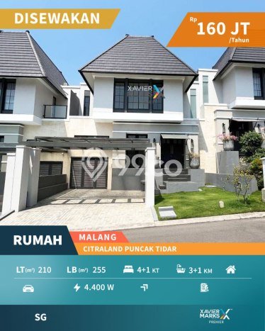 Rumah di Tidar, 3 KM, Lingkungan Elite, Luas 210m2m² LB 255m2m² Rumah di Tidar, 3 KM, Lingkungan Elite, Luas 210m2m² LB 255m2m²