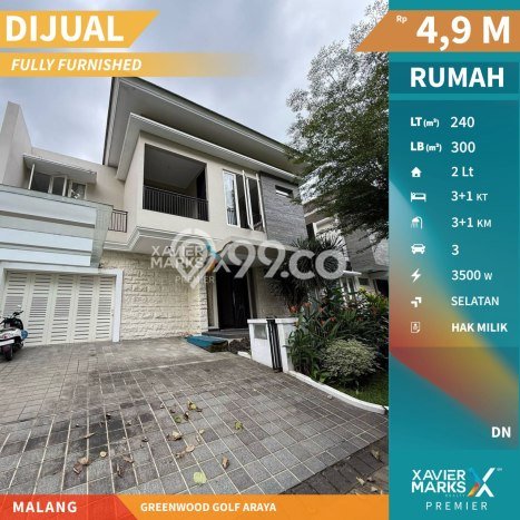 Rumah Elit Modern Siap Huni di Araya Malang Rumah Elit Modern Siap Huni di Araya Malang