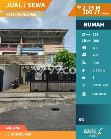 Disewakan Hunian Konsep Minimalis di Lowokwaru Malang dengan 4 KT Disewakan Hunian Konsep Minimalis di Lowokwaru Malang dengan 4 KT