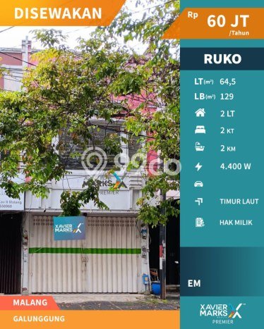 Ruko paling strategis disewakan di Klojen Malang Ruko paling strategis disewakan di Klojen Malang