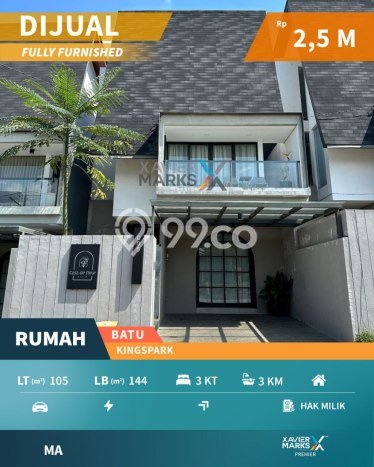 Vila Strategis di Batu, Luas 105m2m², Akses Batu, Batu, Batu Vila Strategis di Batu, Luas 105m2m², Akses Batu, Batu, Batu
