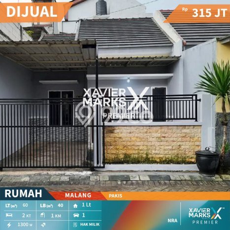 Jual Rumah Harga Miring Pakis Punya 2 KT & LT 60m2 Jual Rumah Harga Miring Pakis Punya 2 KT & LT 60m2