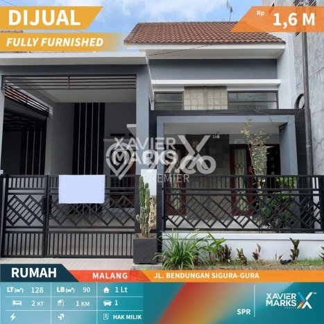 Rumah LT 128m2m² Newly Renovated di Lowokwaru, Dekat Supermarket, Malang Rumah LT 128m2m² Newly Renovated di Lowokwaru, Dekat Supermarket, Malang