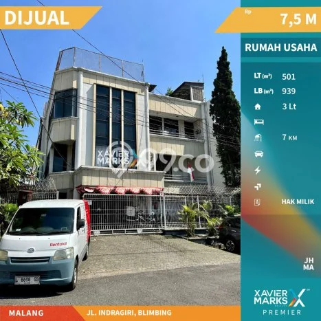 Area Ramai! Komersial Dijual di Blimbing untuk Bisnis Luas Bangunan 939m2 Area Ramai! Komersial Dijual di Blimbing untuk Bisnis Luas Bangunan 939m2