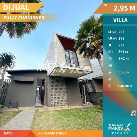 AREA PREMIUM! Vila di Junrejo, Luas 257m2m², Dekat pusat umum AREA PREMIUM! Vila di Junrejo, Luas 257m2m², Dekat pusat umum