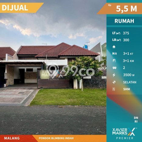 Rumah Elit LB 300m2 Siap Huni Desain Elegan di Araya, Malang Rumah Elit LB 300m2 Siap Huni Desain Elegan di Araya, Malang