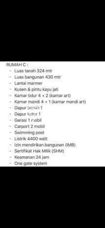 Hunian Mewah Siap Huni LT 324m2 di Duren Sawit, Jakarta Timur Hunian Mewah Siap Huni LT 324m2 di Duren Sawit, Jakarta Timur