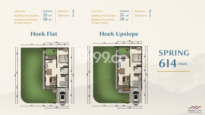 Dijual Hunian Rumah Nyaman 2 KT di Sentul City, Bogor Dijual Hunian Rumah Nyaman 2 KT di Sentul City, Bogor