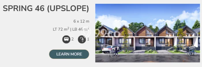 Rumah Minimalis 2 KT LT 9000m2 di Sentul City Rumah Minimalis 2 KT LT 9000m2 di Sentul City
