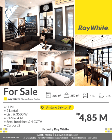 Rumah Luxury Modern Siap Huni di Bintaro Tangerang Selatan Rumah Luxury Modern Siap Huni di Bintaro Tangerang Selatan