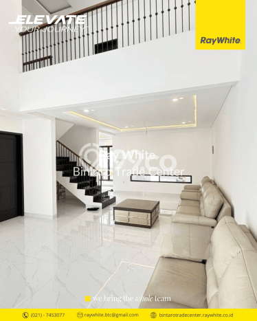 For Sale! Luxury House LT 222m2 Desain Elegan di Bintaro For Sale! Luxury House LT 222m2 Desain Elegan di Bintaro