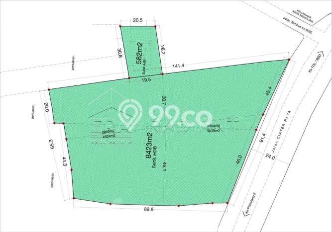 Tanah Siap Bangun Dijual di Tangerang Punya Luas 9005m2 Tanah Siap Bangun Dijual di Tangerang Punya Luas 9005m2