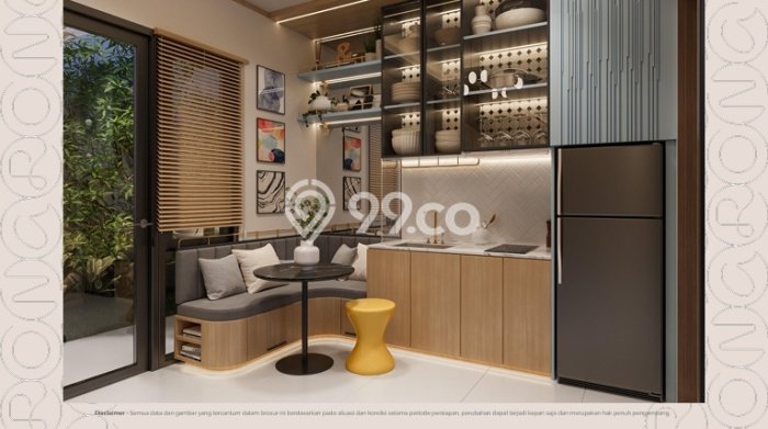 Rumah Modern 1 KT LT 50m2 di Summarecon Tangerang Rumah Modern 1 KT LT 50m2 di Summarecon Tangerang
