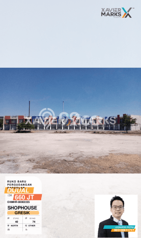 Untuk Dijual Ruko di Gresik Gresik LT 40m2 / LB 74m2 Untuk Dijual Ruko di Gresik Gresik LT 40m2 / LB 74m2