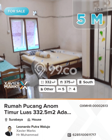 For Sale Rumah Mewah Exclusive di Gubeng, Surabaya For Sale Rumah Mewah Exclusive di Gubeng, Surabaya