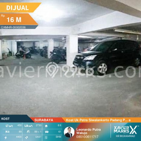 Investasi Kost di Wonocolo Spesifikasi 89 KT & 89 KM Investasi Kost di Wonocolo Spesifikasi 89 KT & 89 KM