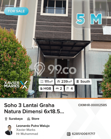 Ruko Bagus Dijual LB 639m2 Lokasi Strategis Surabaya Area Cocok untuk Berbisnis Ruko Bagus Dijual LB 639m2 Lokasi Strategis Surabaya Area Cocok untuk Berbisnis