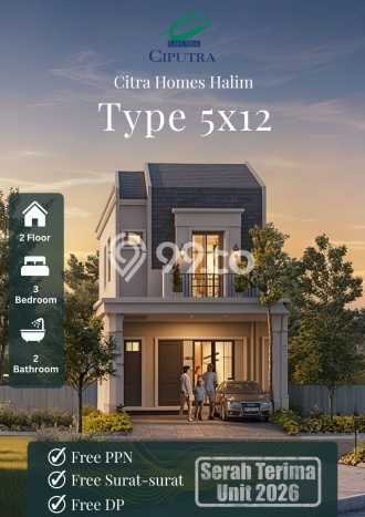 Rumah Modern 3 KT di Halim Perdana Kusuma Jakarta Timur Rumah Modern 3 KT di Halim Perdana Kusuma Jakarta Timur