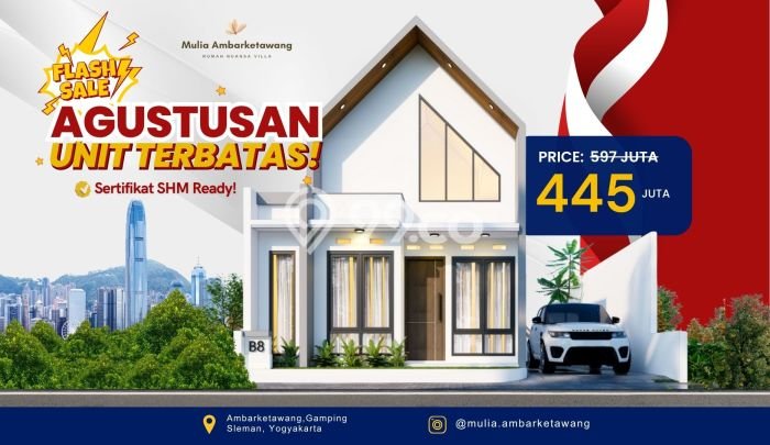 Hunian Asri 2 KT 1 KM Dekat Fasilitas Umum di Sleman, Sleman Hunian Asri 2 KT 1 KM Dekat Fasilitas Umum di Sleman, Sleman