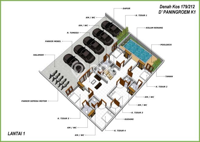 Jual Kos Kosan Barat Kampus Uii Parkiran Luas di Jogja Jual Kos Kosan Barat Kampus Uii Parkiran Luas di Jogja