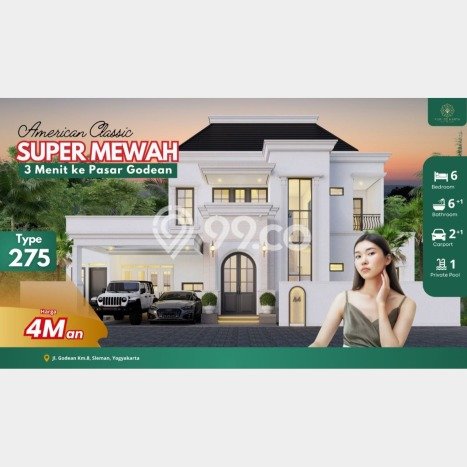 Rumah Eksklusif Siap Huni LT 330m2 di Gamping, Sleman Rumah Eksklusif Siap Huni LT 330m2 di Gamping, Sleman