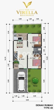 Rumah Sederhana Dijual di Tugu 2 Kamar dengan LT 85m2 Rumah Sederhana Dijual di Tugu 2 Kamar dengan LT 85m2
