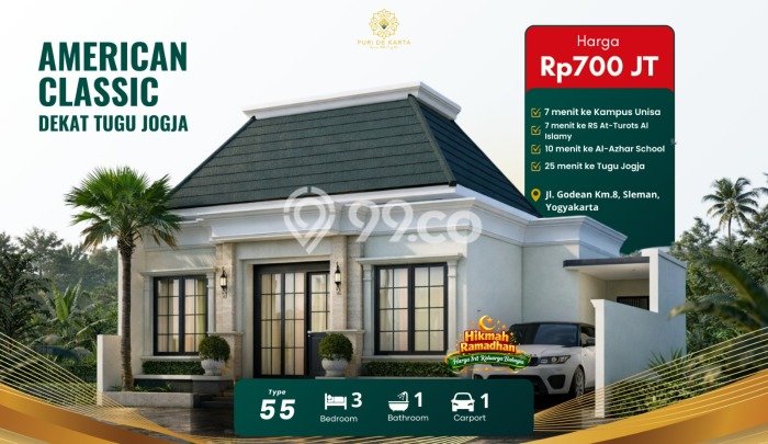 Jual Rumah Strategis Bagus Punya 3 KT di Sleman Sleman SHM Jual Rumah Strategis Bagus Punya 3 KT di Sleman Sleman SHM