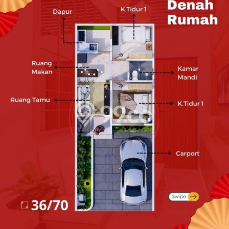 PROMO TERBATAS! Rumah Premium di Sentolo, Kulon Progo, LT 72m² Bangunan 36m² PROMO TERBATAS! Rumah Premium di Sentolo, Kulon Progo, LT 72m² Bangunan 36m²