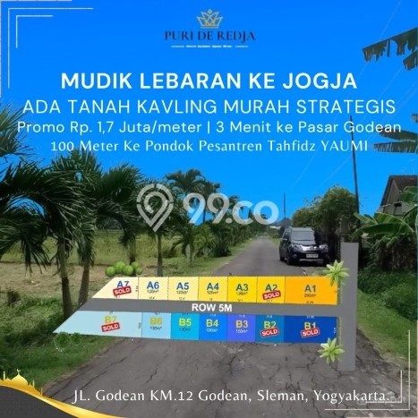 Tanah Area Potensial di Godean, Luas 130m², Kawasan Nyaman, Dekat Godean, Sleman, Sleman Tanah Area Potensial di Godean, Luas 130m², Kawasan Nyaman, Dekat Godean, Sleman, Sleman