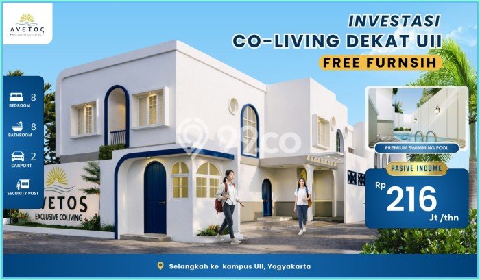 Unit Kost Dijual di Kaliurang dengan 8 Kamar Area Ramai Unit Kost Dijual di Kaliurang dengan 8 Kamar Area Ramai