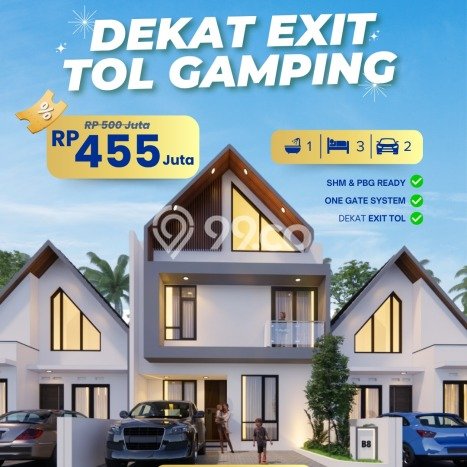 Rumah Modern Minimalis 2 KT Siap Huni di Gamping Rumah Modern Minimalis 2 KT Siap Huni di Gamping