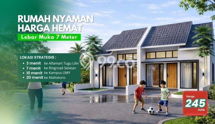 Rumah Idaman 2 KT Hemat Budget di Sleman Yogyakarta Rumah Idaman 2 KT Hemat Budget di Sleman Yogyakarta