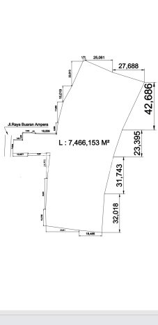 Tanah Kosong Dijual di Tangerang Selatan dengan Area 7466m2 Tanah Kosong Dijual di Tangerang Selatan dengan Area 7466m2