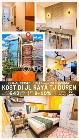Cocok Untuk Investasi! For Sale Kost di Tanjung Duren 24 Kamar Cocok Untuk Investasi! For Sale Kost di Tanjung Duren 24 Kamar