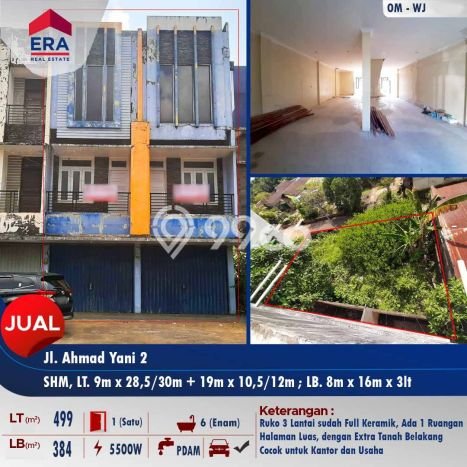 Ruko Bagus Dijual LB 384m2 Lokasi Strategis Pontianak Area Cocok untuk Berbisnis Ruko Bagus Dijual LB 384m2 Lokasi Strategis Pontianak Area Cocok untuk Berbisnis