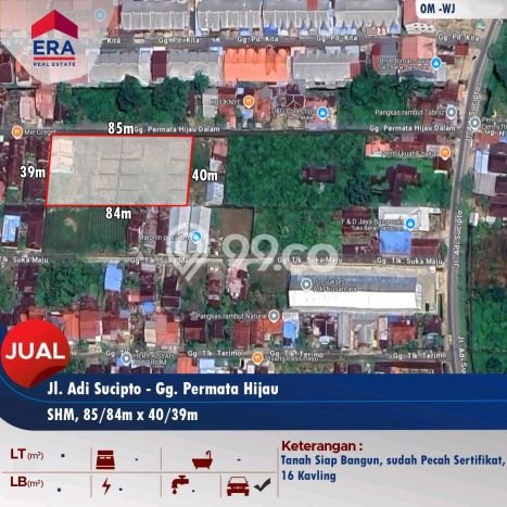 Tanah Kavling Dijual di Pontianak dengan Spesifikasi 2260m2 Tanah Kavling Dijual di Pontianak dengan Spesifikasi 2260m2