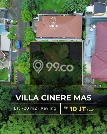 Tanah Kavling untuk Dijual di Cinere Depok 720m2 Tanah Kavling untuk Dijual di Cinere Depok 720m2