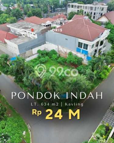 Dijual Tanah 634m2 di Pondok Indah, Jakarta Selatan Dijual Tanah 634m2 di Pondok Indah, Jakarta Selatan